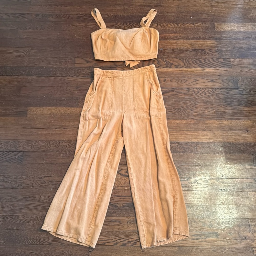 Band of the Free - orange linen set
